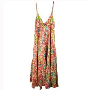 House of Harlow 1960’s Boho Maxi Dress with open back and tie